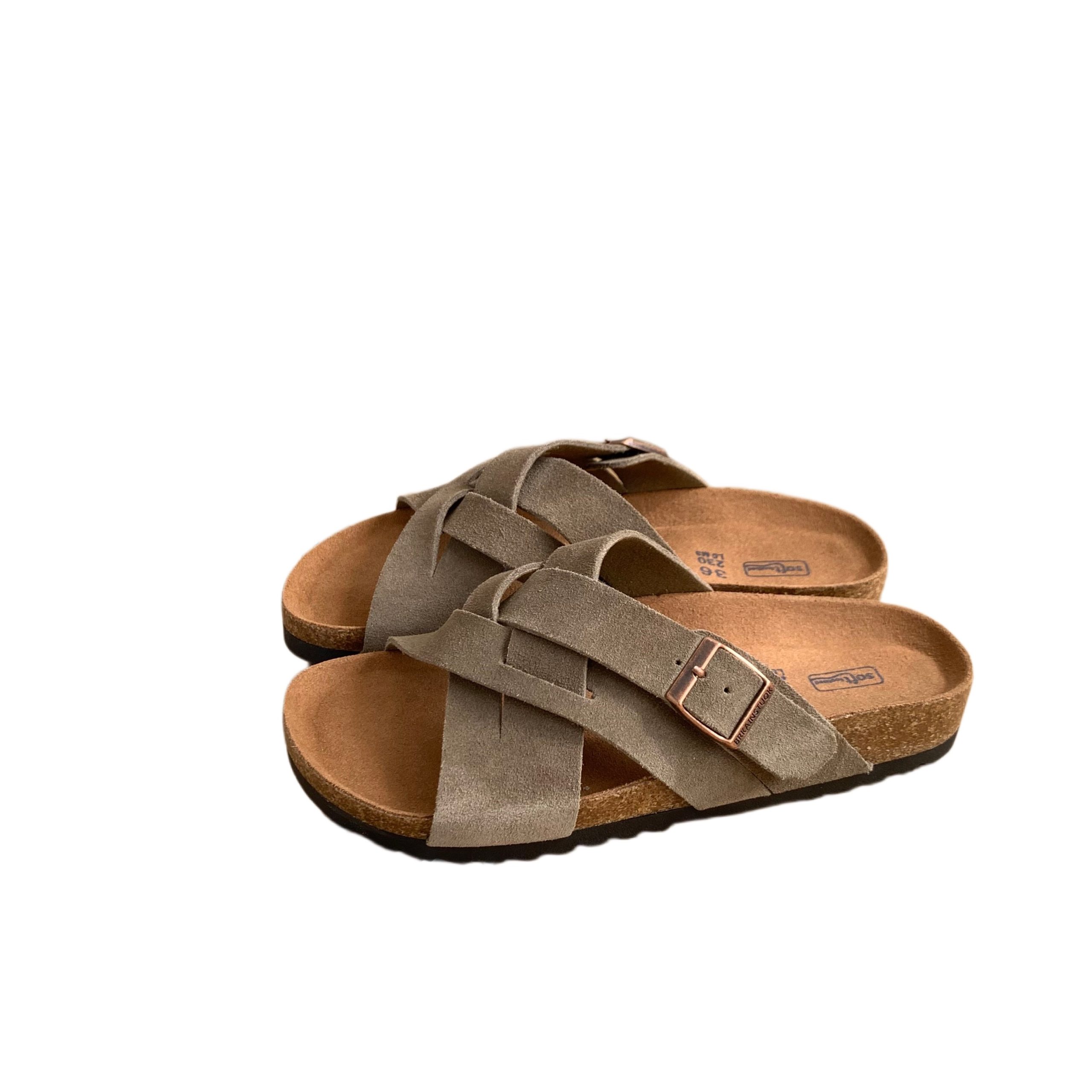 Birkenstock Style Women's 2026 New Spring Flat Slide Sandals Soft Cork Thick Sole Anti-Slip Outdoor Slippers - Style 76b95c - Image 5