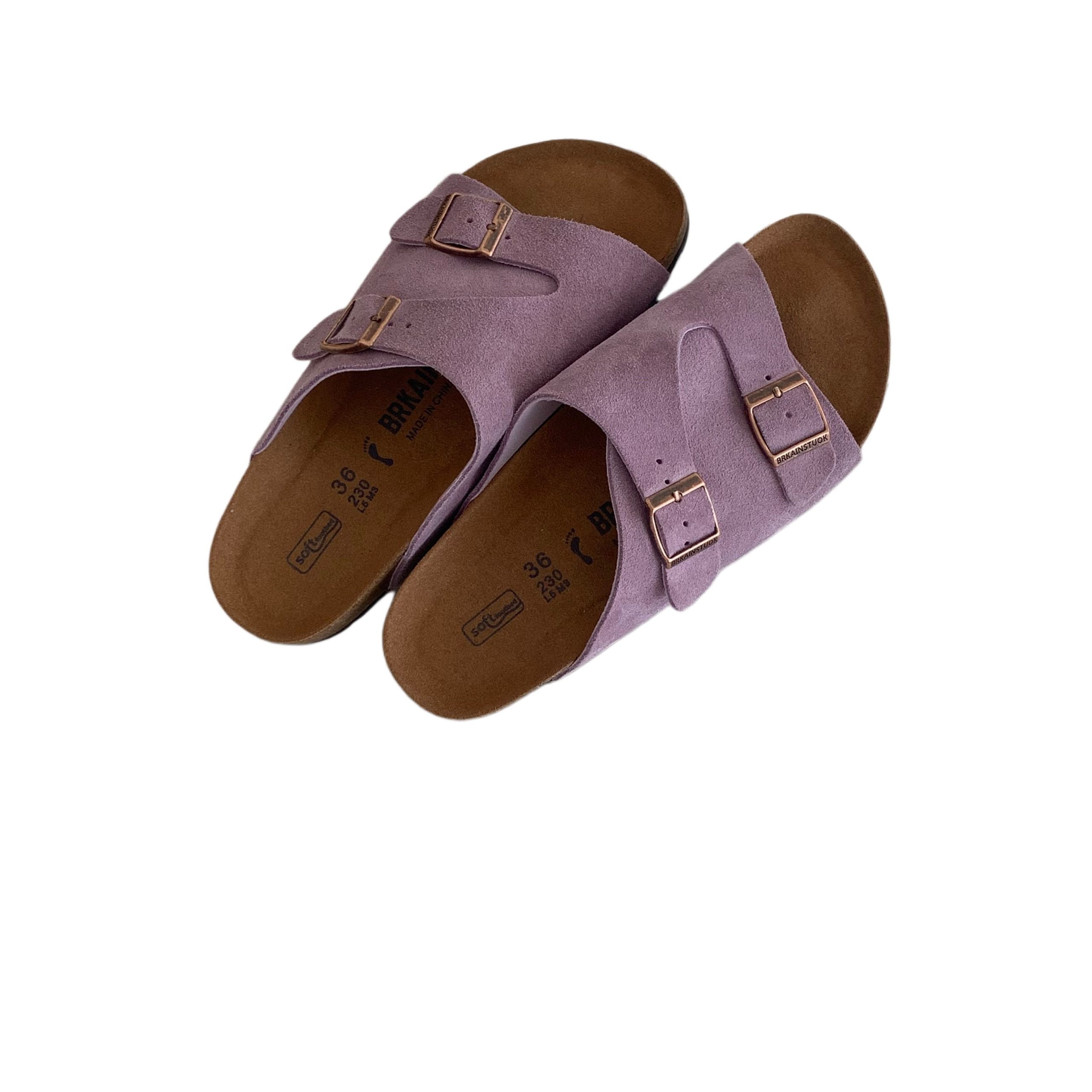 Birkenstock Style Women's 2026 New Spring Flat Slide Sandals Soft Cork Thick Sole Anti-Slip Outdoor Slippers - Style 76bc57 - Image 5